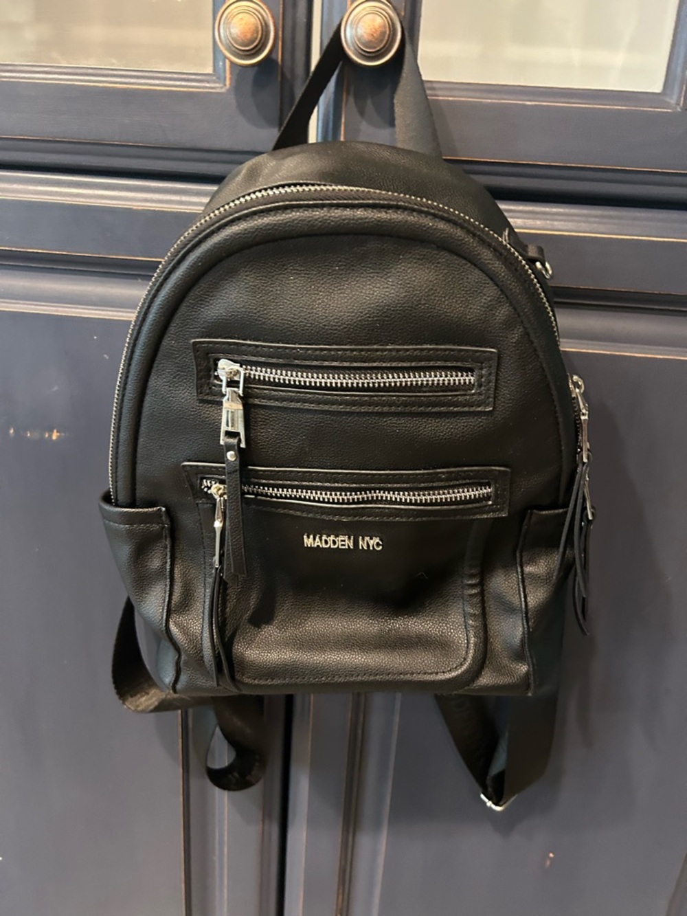 Black Mini Backpack for Women